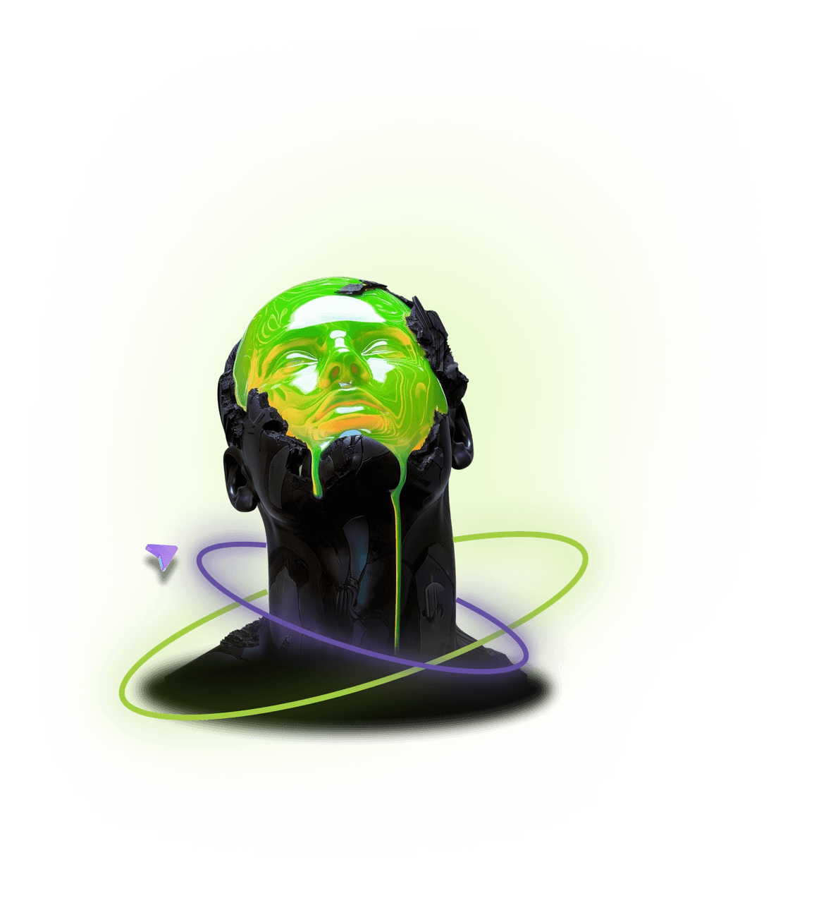 Creative design illustration showing professional project development